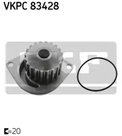 VKPC 83428 SKF Водяной насос VKPC 83428 SKF Водяной насос
